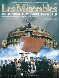 Les Miserables in Concert-The Musical that Swept the World piano sheet music cover